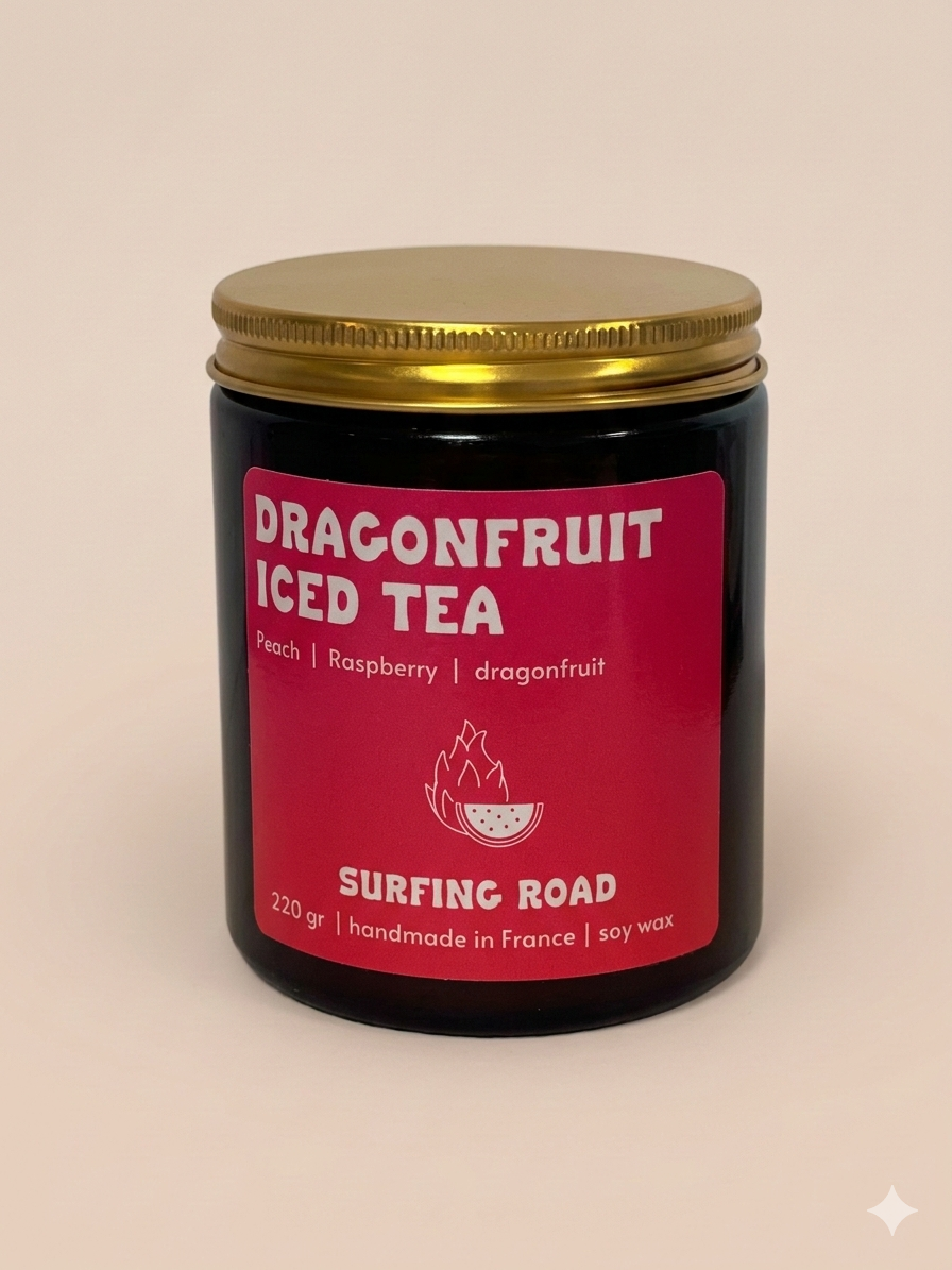 Iced tea fruit du dragon