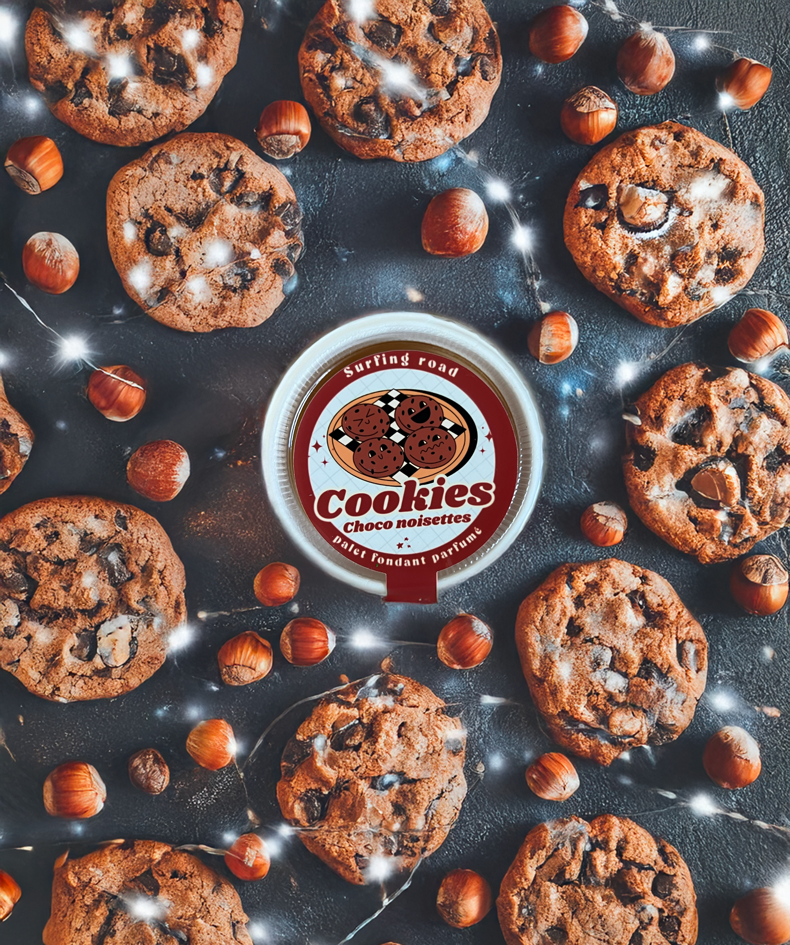 Palet fondant - Cookies choco noisettes