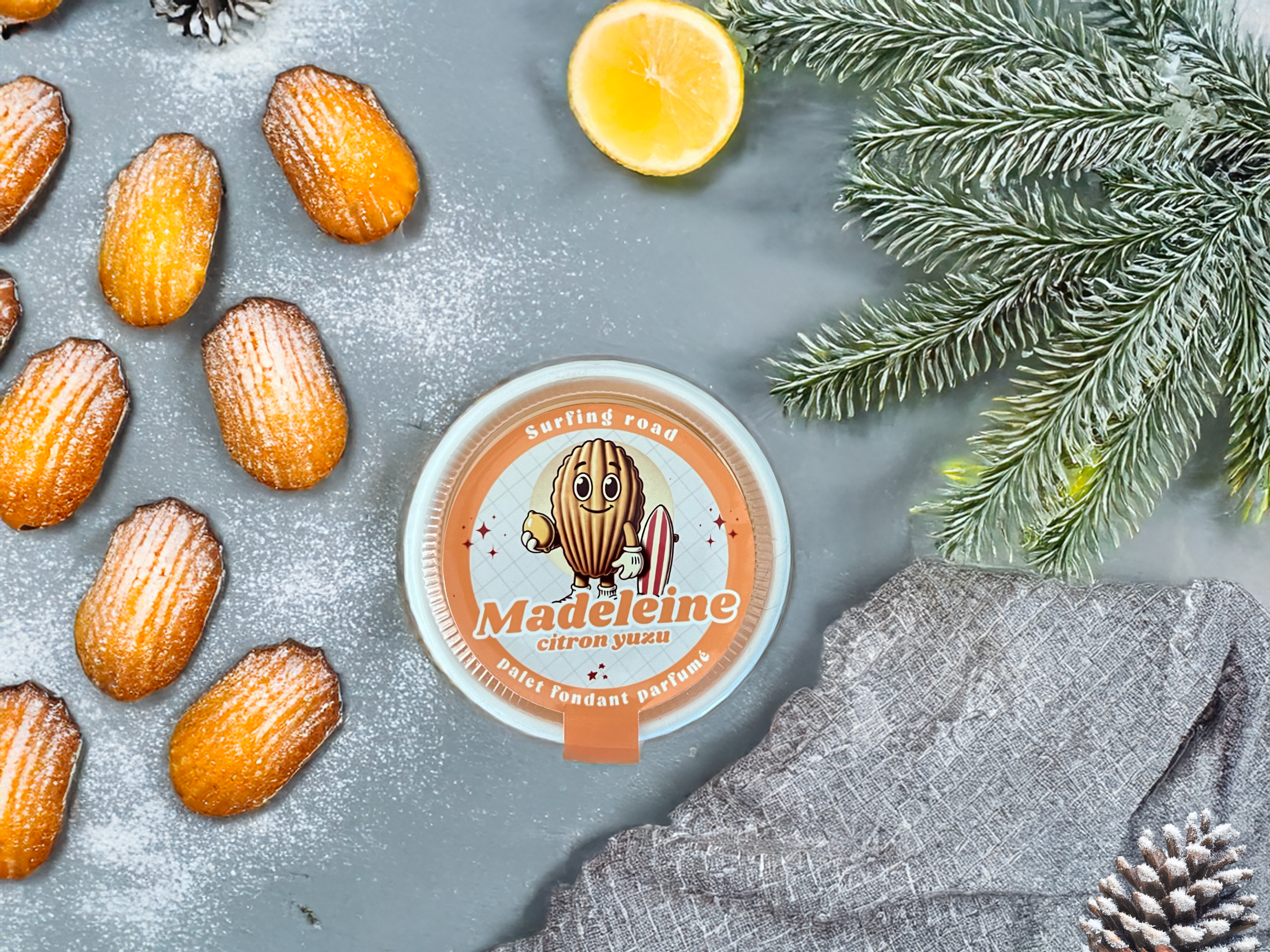 Palet fondant - Madeleine yuzu