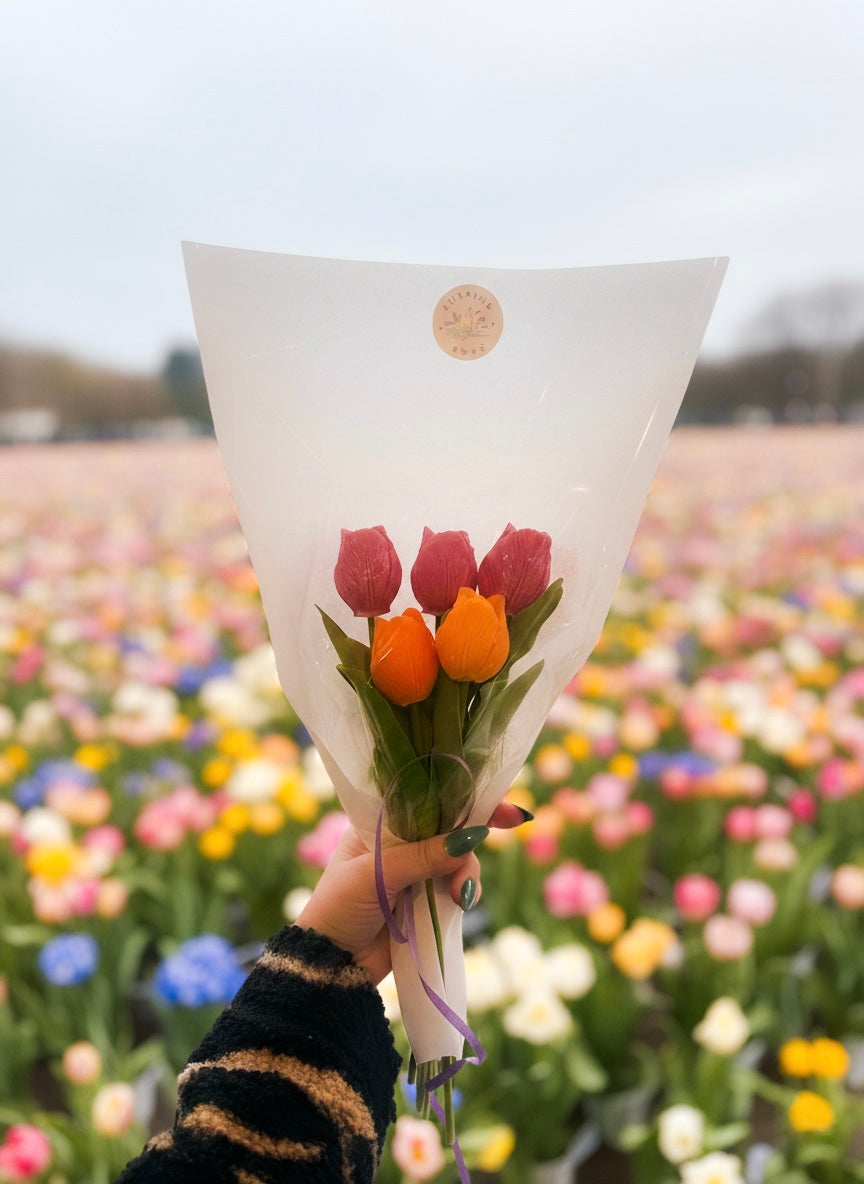 Bouquet 10 tulipes parfumées