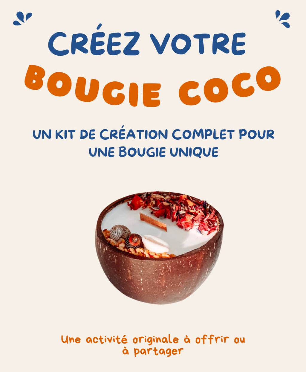 Kit fabrication bougie coco