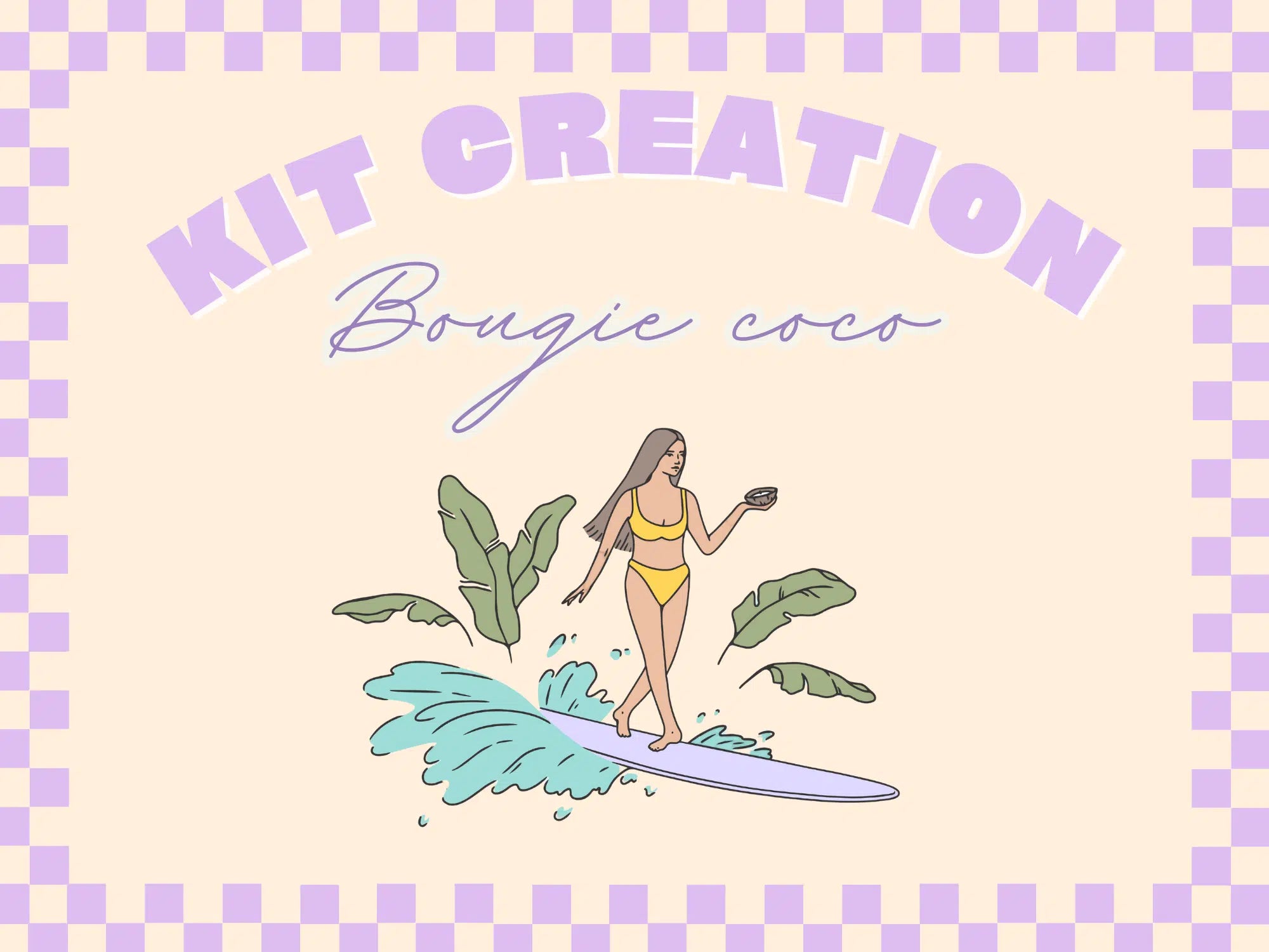 Kit fabrication bougie coco