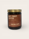 But first, coffee