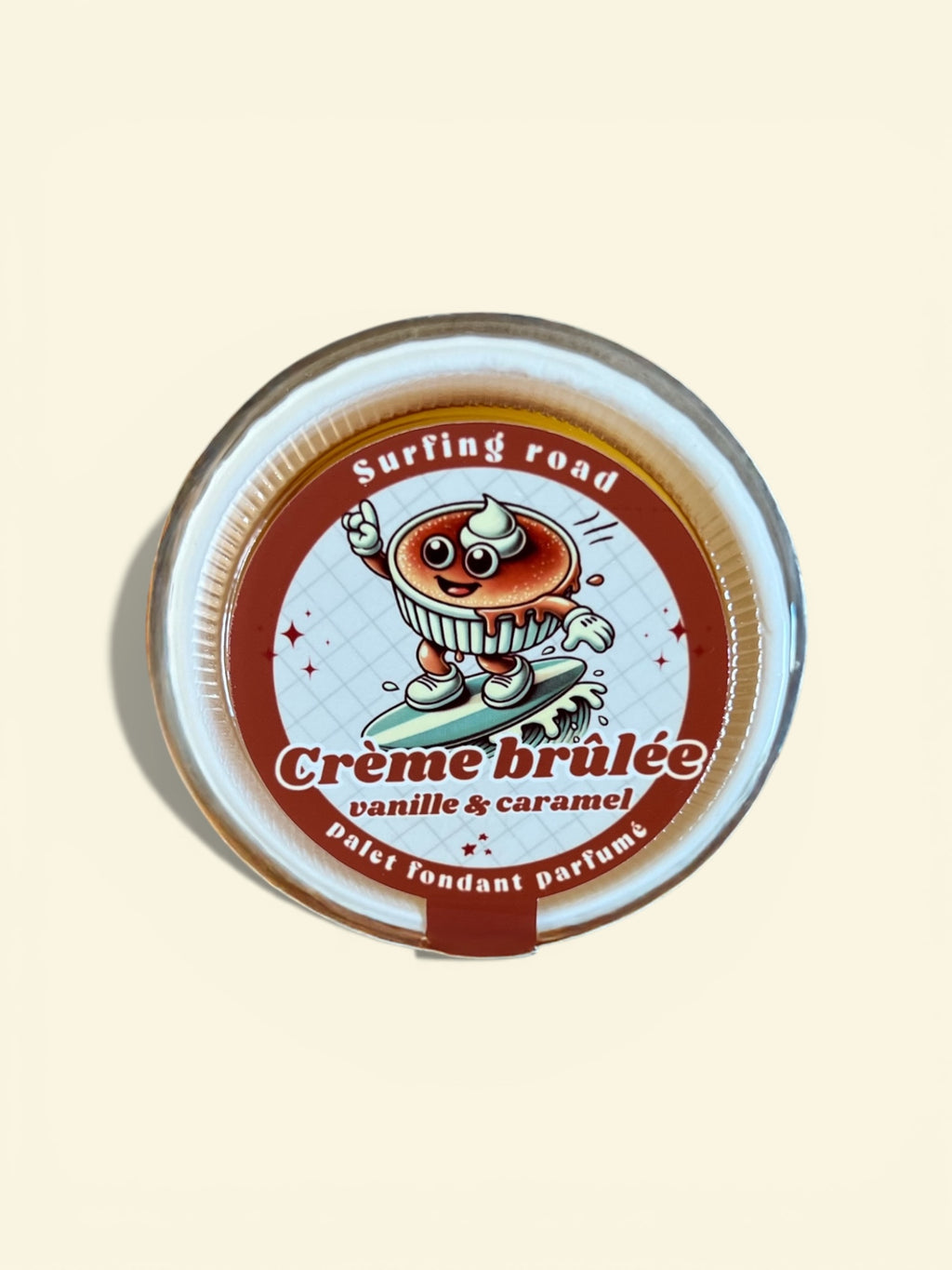 Palet fondant - crème brulée