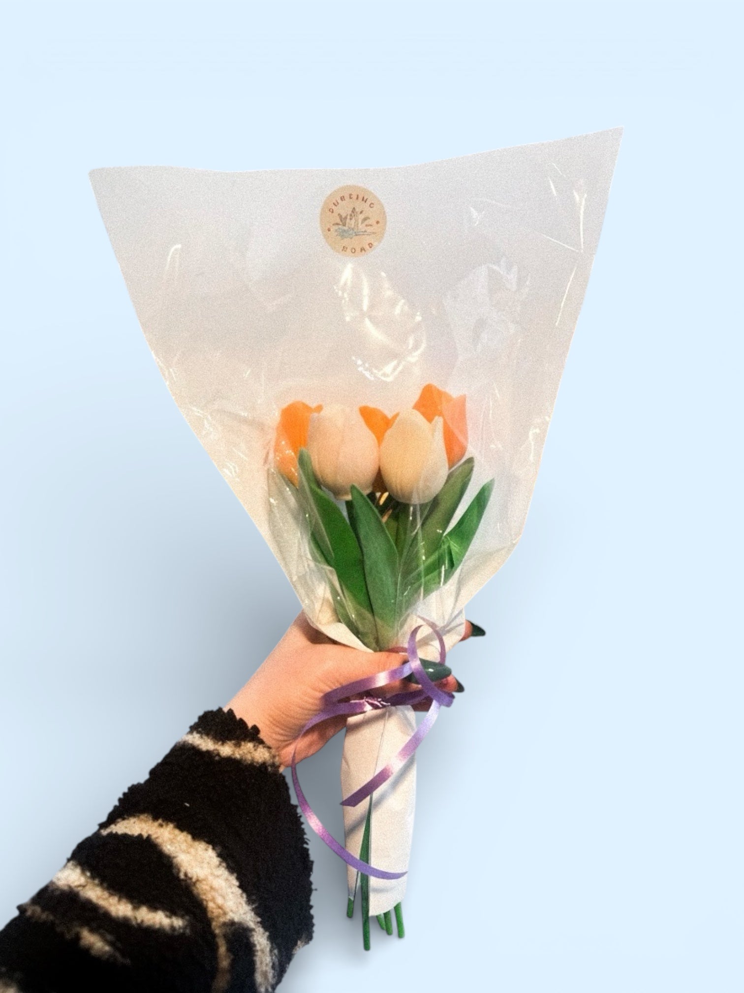 Bouquet 5 tulipes parfumées