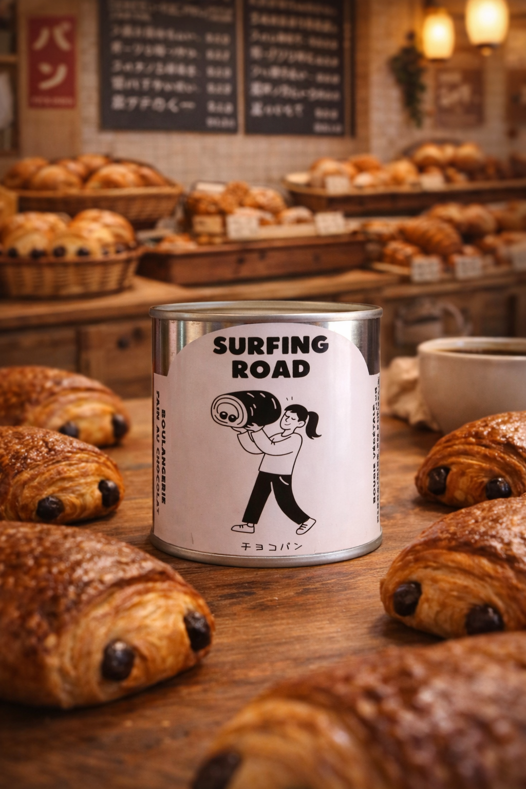 Bougie - pain au chocolat