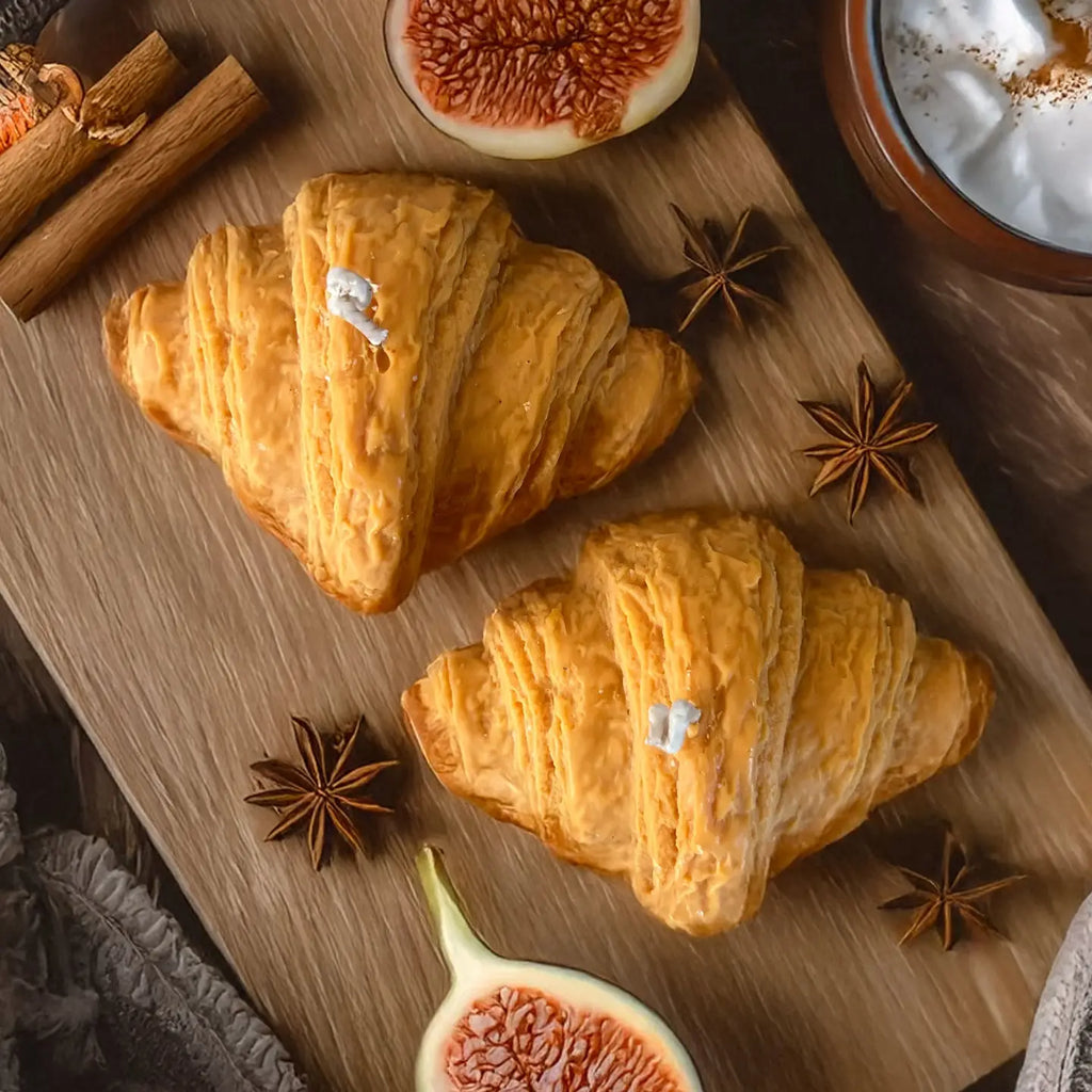 Bougie croissant au beurre