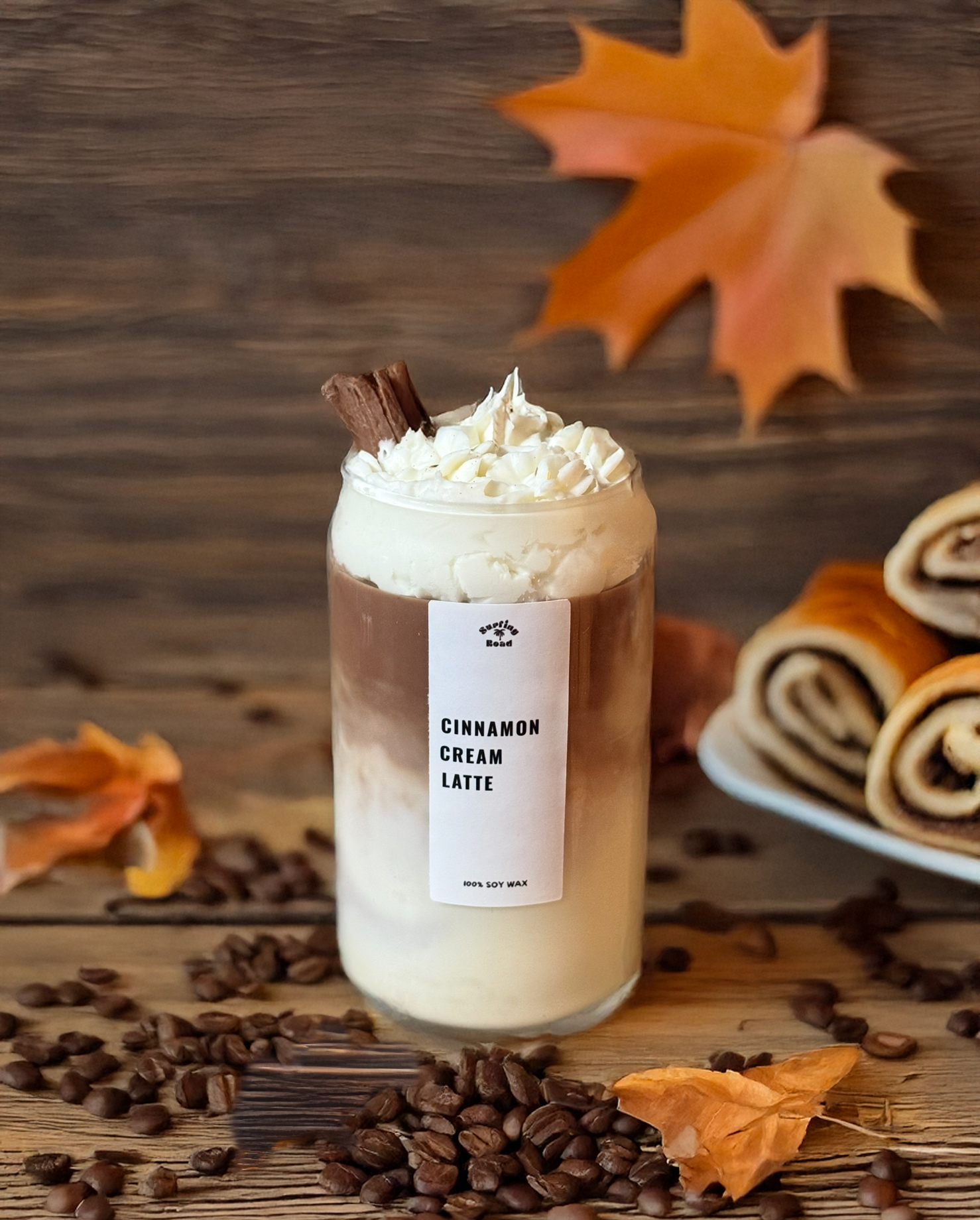 Cinnamon cream latte