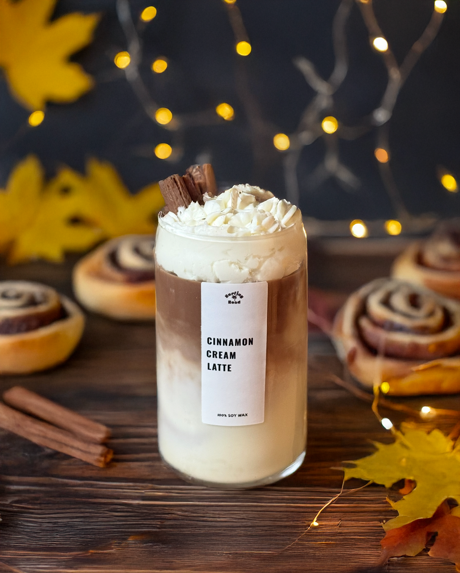 Cinnamon cream latte